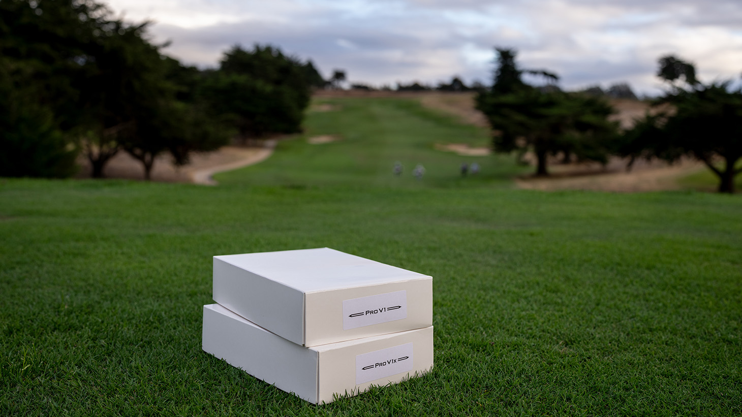 White boxes signify test models at Titleist – like...