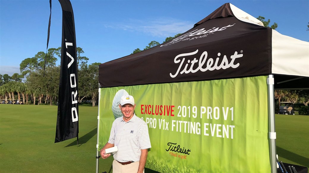 Joe D. at 2019 Pro V1 golf ball fitting