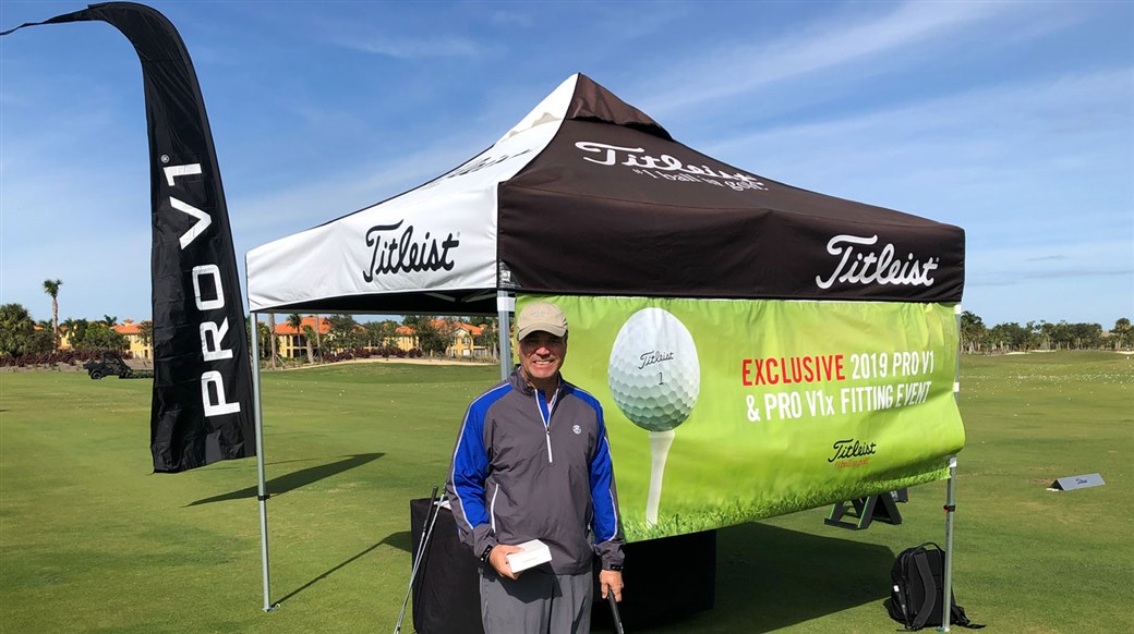 Al M. at 2019 Pro V1 golf ball fitting
